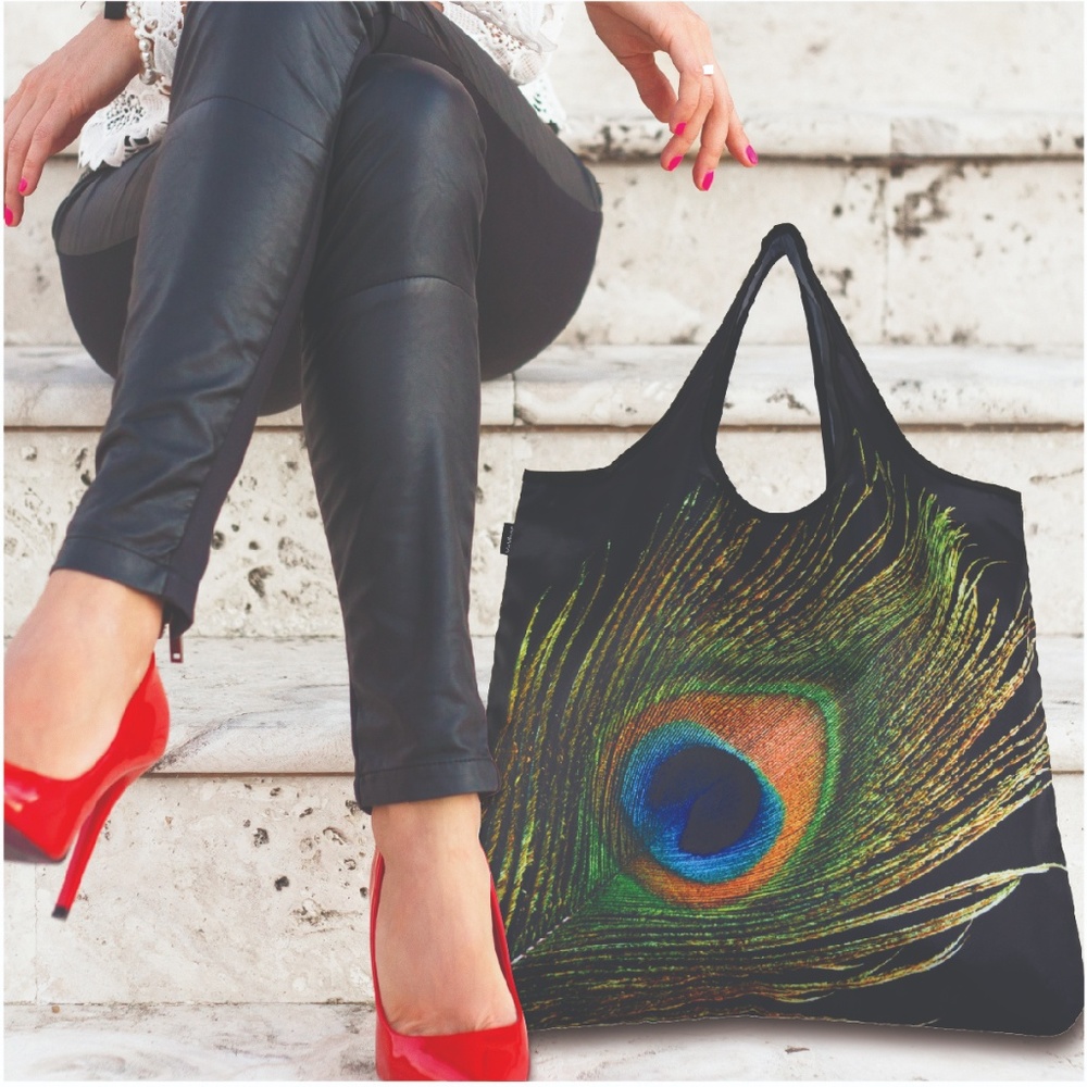YaYbag - Chic Reusable Bag - Peacock